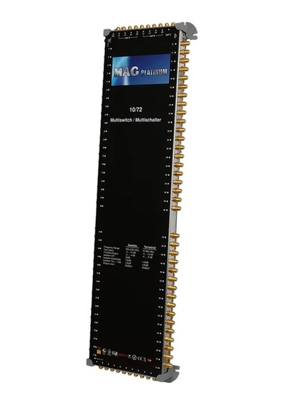 Mag Platinum Mp 10/72 Multiswitch 10 Giriş 72 Çıkışlı Merkezi Hibrit 4k Ve 3d Destekli Uydu Santrali