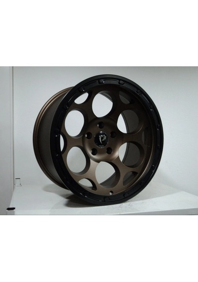 4X4 ARAÇLAR İÇİN UYUMLU ÇELİK JANT  Bk5748 6x114.3 9x18et-10 Cb110 Mat Bronz-siyah   4x4 Çelik Jant