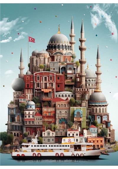 Anatolian 1000 Parçalık Puzzle - Tophane 1162