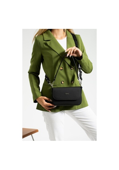 Just Polo Orijinal Kadın Krem Camel El Ve Omuz Çantası 346005mh Siyah