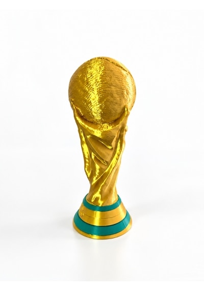 Dünya Kupası Futbol Kupası Maketi Dekoratif Şampiyonluk Kupası 20cm