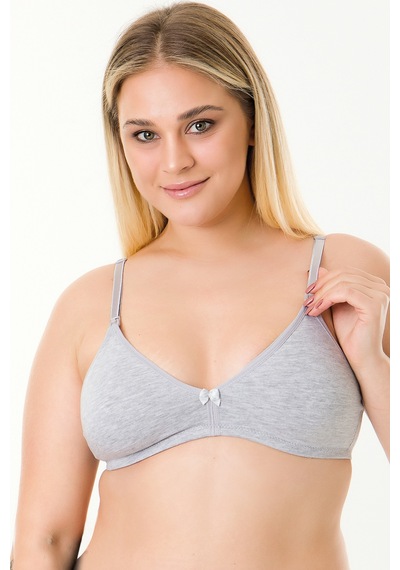 Parlingerie Çıkarılabilir Pedli Emzirme Sütyeni Gri