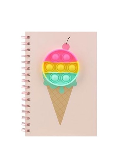 Syloon A5 Push Pop Bubble Dondurma Spiralli Defter Sm081501