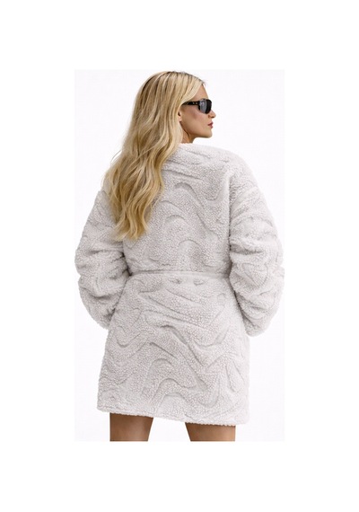 Nike Sportswear Cozy Terma Fit Women's Loose High Pile Jacket Kadın Bol Kesim Peluş Spor Ceket Krem