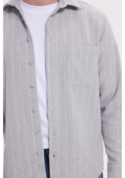 Tudors Erkek Regular Fit Klasik Kesim Çizgili Çift Cep Kapaklı Oduncu Gömlek-41745 Çok Renkli Tudors Erkek Regular Fit Klasik Kesim Çizgili Çift Cep Kapaklı Oduncu Gömlek-41745 Çok Renkli