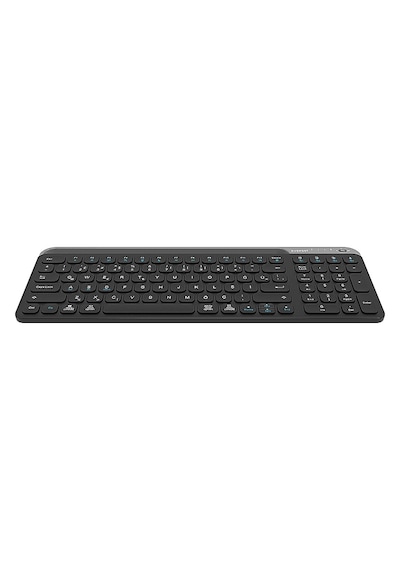 Everest Kb-bt90 Bluetooth+ 2.4ghz Telefon Tablet Standlı Şarjlı Q Mac/win/android/Apple Uyumlu iOS Kablosuz Q Klavye
