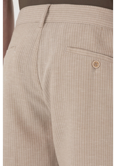 U.S. Polo Assn. Erkek Taş Slim Fit Kanvas Pantolon 50309113-VR049