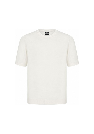 Classics Men Turbulance Slim Fit Erkek Kısa Kol Triko Tişört 7675 Beyaz