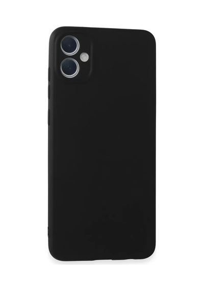 Samsung Uyumlu Galaxy A05 Uyumlu Kılıf First Silikon - Siyah