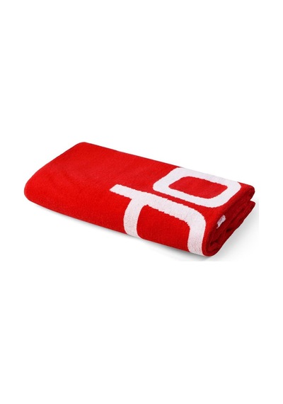 Speedo Logo Deniz Plaj Havlu Kırmızı