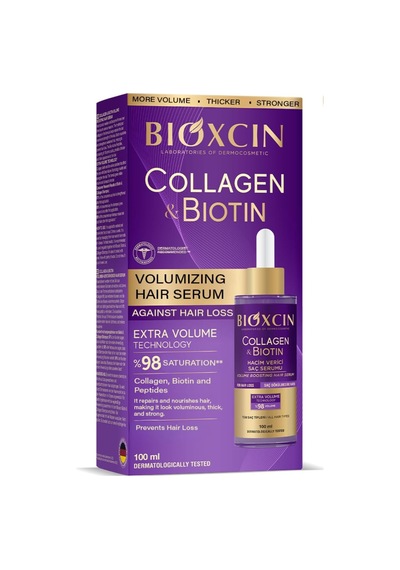 Collagen & Biotin Saç Serumu 100 Ml Saç Dökülmesine Karşı, Hacimlendirici, Hidrolize Kolajen, Biotin Ve Biocomplex B11 İçerikli Diğer
