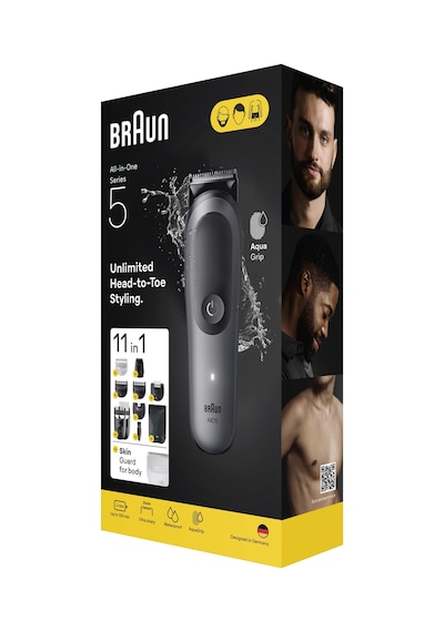 Braun Hepsi Bir Arada Series 5, 11 İ 1 Arada Tıraş Kiti, Keskin Bıçak, Vücut Tıraşı Aıo5560