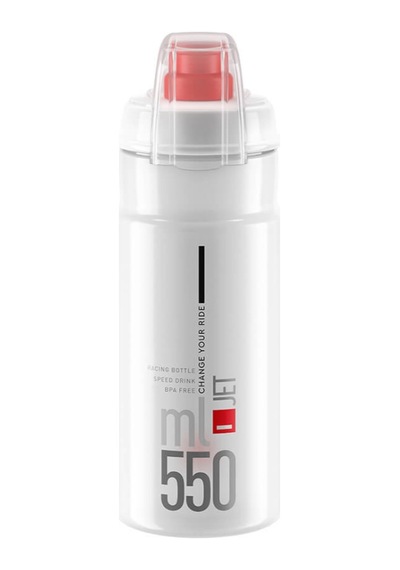 Elıte - Jet Plus 550ml Matara Şeffaf Kırmızı Şeffaf - Kırmızı
