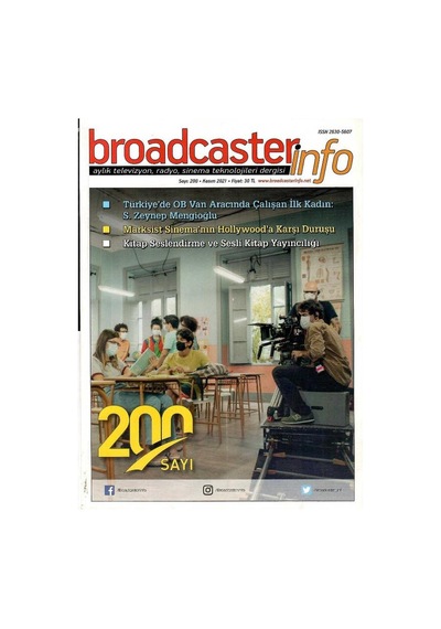 Broadcasterinfo:aylık Televizyon,radyo,sinema Teknolojileri Dergisi: Kitap Seslendirme Ve Sesli Kitap Yayıncılığı Sayı:200-kasım 2021 Retro Koleksiyon Eski Baskı