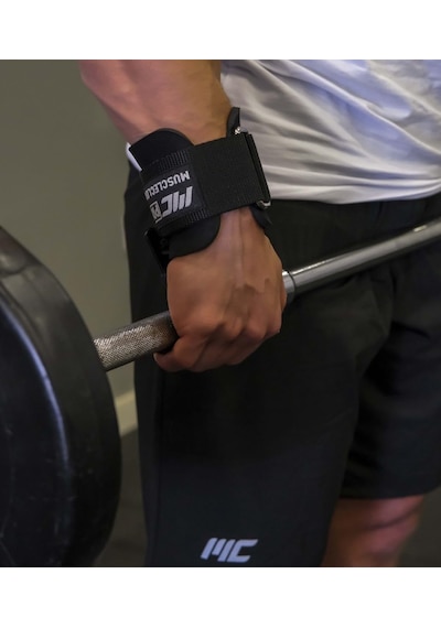 Musclecloth Lifting Hooks Ağırlık Kaldırma Kancası Siyah Çok Renkli