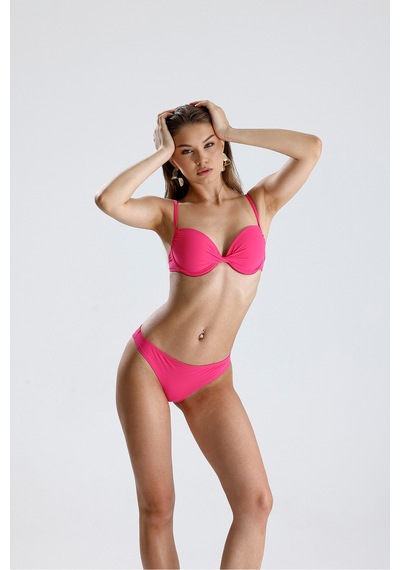 Magic Form Dekolteli Süngerli Bikini Üstü Fuşya - 724119112 Fuşya