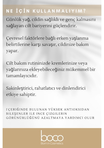 Boco Born In Cosmetics %100 Saf Günlük Uçucu Yağı 10 ML