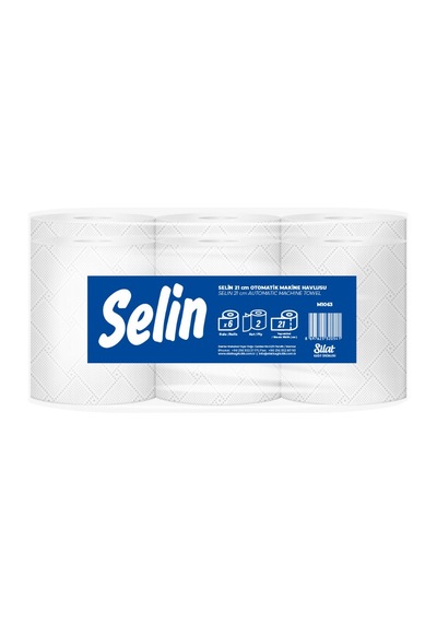 Selin 21 Cm Otomatik Makine Kağıt Havlusu 6 Kg