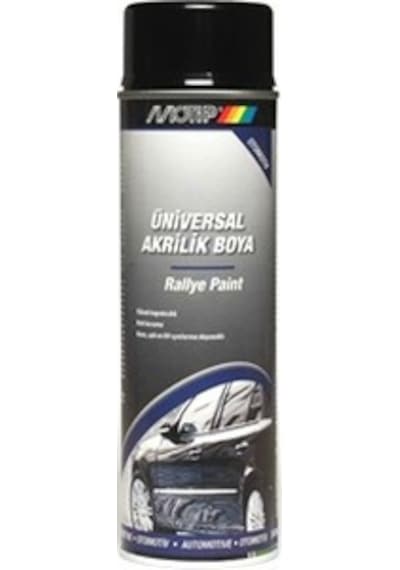 Motip Akrilik Sprey Boya Parlak Siyah 500Ml Motip Akrilik Sprey Boya Parlak Siyah 500Ml