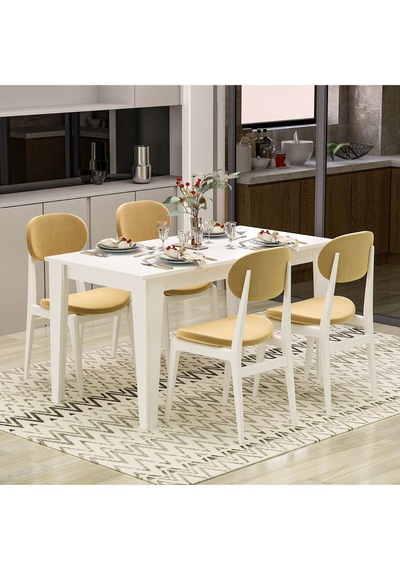 Şimal Yemek Masası 120x72 Beyaz