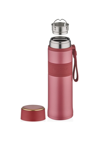 Shotay Çelik Kız Çocuk Termos M 420 Ml. Sht-st-8033-4 Pembe