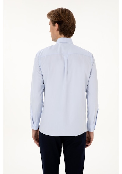 U.s. Polo Assn. Erkek Basic Gömlek 2225434 Açık Mavi U.s. Polo Assn. Erkek Basic Gömlek 2225434 Açık Mavi
