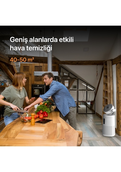 Xenon Smart Akıllı Hava Isıtıcı Ve Fanlı Aromaterapi Özellikli Hepa13 Filtreli Sessiz Hava Temizleyici Seti