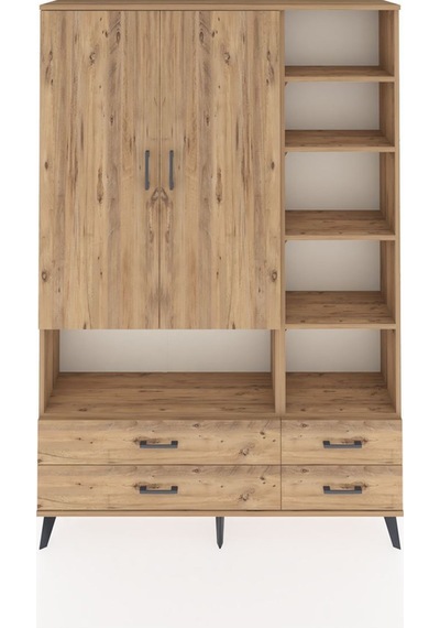 Arges Dolap 10 Raflı 4 Çekmeceli 2 Kapaklı 132x30x195 Çam-çam/çam Atlas Çam/atlas Çam Arges Dolap 10 Raflı 4 Çekmeceli 2 Kapaklı 132x30x195 Çam-çam/çam Atlas Çam/atlas Çam