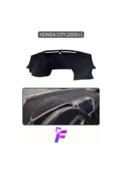 Honda Cıty 2020+ Uyumlu Torpido Örtüsü Yansıma Önleyici Kolay Montaj Tam Koruma F44