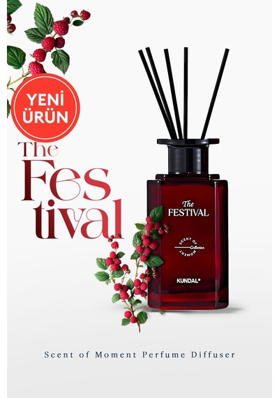 Şık Ve Dekoratif, Çubuklu Oda Kokusu - Difüzör Kundal Scent Of Moment Diffuser 200ml Festival Meyveli
