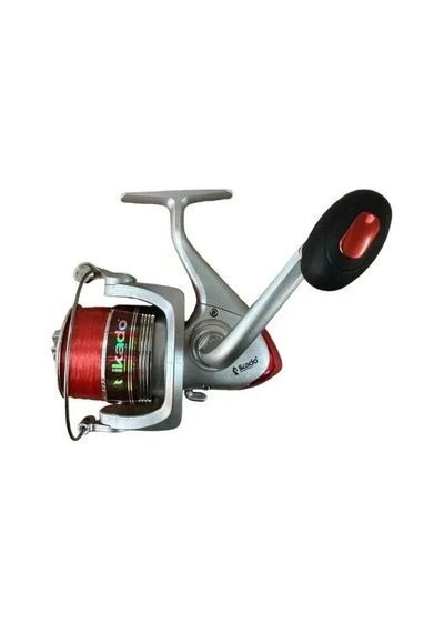 İkado Gm 4000 Olta Makinası Mavi-yeşil-kırmızı Hazır Misinalı Mavi