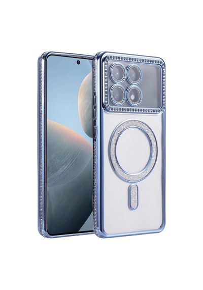 Poco X6 Pro Joke Simli Magneticsafe Kılıf - Mavi İtdark50495