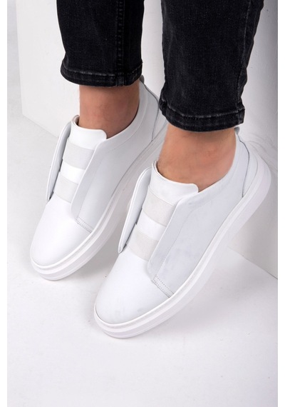 Espo Erkek Hakiki Deri Sneaker, Lastikli Sneaker, Hakiki Deri Sneaker, Erkek Sneaker