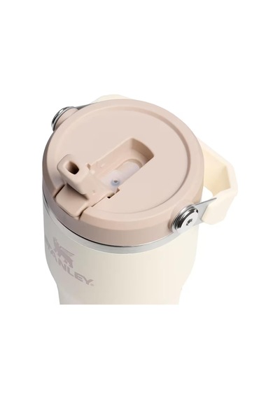 Stanley The Iceflow Flip Straw 2.0 Tumbler 0.59l / 20oz Cream Termos As10134250119 Krem Çok Renkli