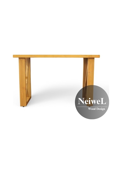 Neiwel Niel Doğal Ahşap Toplantı Masası x 120 x 220 Açık Ceviz