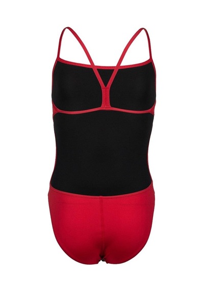 Arena Solıd Kız Çocuk Yüzücü Mayosu 004765450 Kırmızı