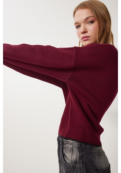 Cloudy Kids Kadın Bisiklet Yaka Triko Basic Kazak Günlük Kullanım Mevsimlik Bordo - 665310242 Bordo Cloudy Kids Kadın Bisiklet Yaka Triko Basic Kazak Günlük Kullanım Mevsimlik Bordo - 665310242 Bordo