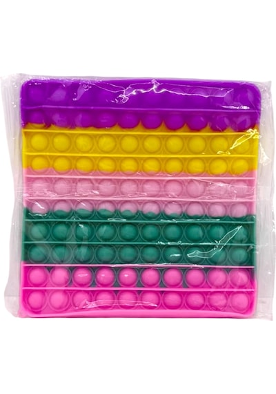 Popit Kare Pop İt Stres Oyuncağı 20x20 Cm 1 Adet