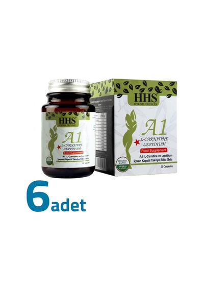 A1 L-carnitine Lepidium A 1 Bitkisel 30 Kapsül X 6 Adet Kutu