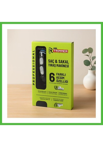 Vaveni Usb Şarjlı Saç Ve Sakal Tıraş Makinesi 6 Farklı Kesim Arz