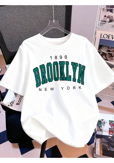 Noıssey Urban Pop Graphic Kadın Tişört Koleksiyonukod 5116 Beyaz1
