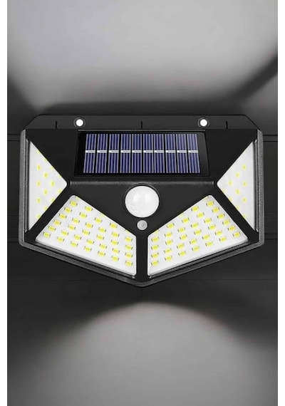 Güneş Enerjili Bahçe Aydınlatma Lambası Solar 100 Led Lamba 34567370
