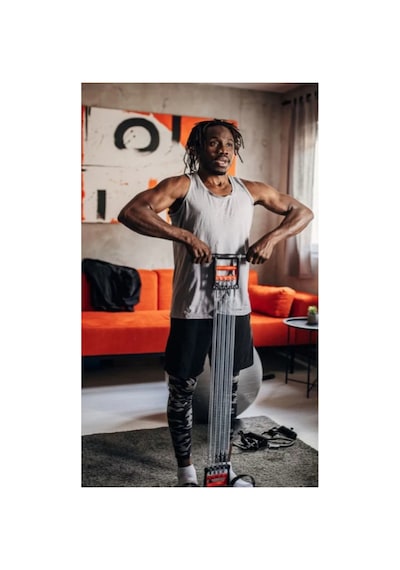 3'ü 1 Arada El Ayak Göğüs Fitness Yayı Sarı