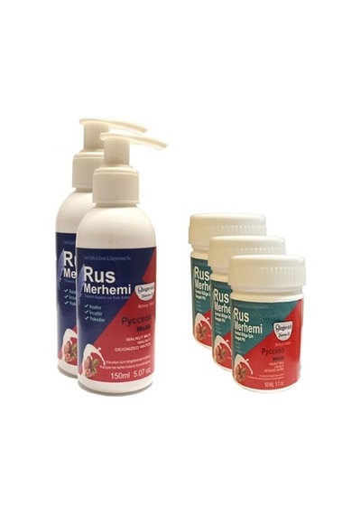 Rekze Tüy Dökücü Azaltıcı Rus Merhemi 150 Ml 2 Adet + Genital Bölge Merhemi 50 Ml 3 Adet