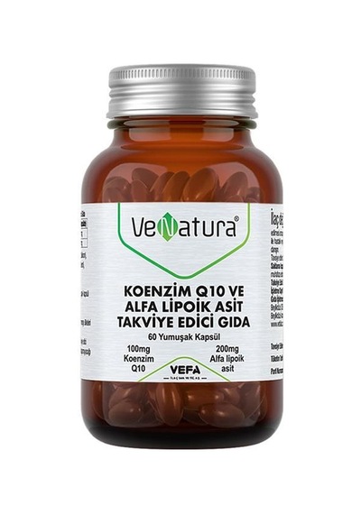 Venatura Koenzim Q10 ve Alfa Lipoik Asit 60 Kapsül