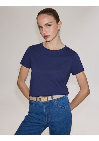 Pierre Cardin Kadın Lacivert Tişört Basic 50325474-vr033