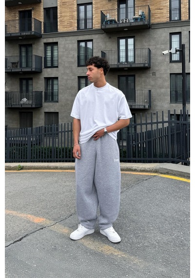Flex Tech Oversize Eşofman Gri Melanj Gri Melanj