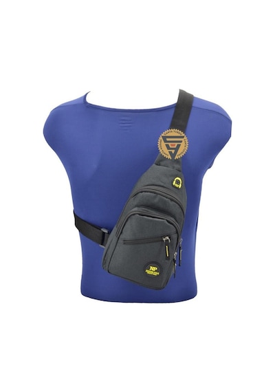 Newish Polo Bodybag Sırt ve Göğüs Çantası Siyah