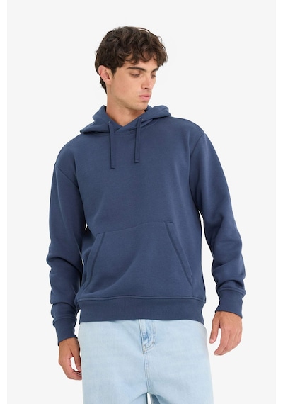 Defacto Regular Fit Kapüşonlu İçi Yumuşak Tüylü Kanguru Cepli Basic Düz Sweatshirt X8283az25aunv163 Lacivert-nv163 Defacto Regular Fit Kapüşonlu İçi Yumuşak Tüylü Kanguru Cepli Basic Düz Sweatshirt X8283az25aunv163 Lacivert-nv163