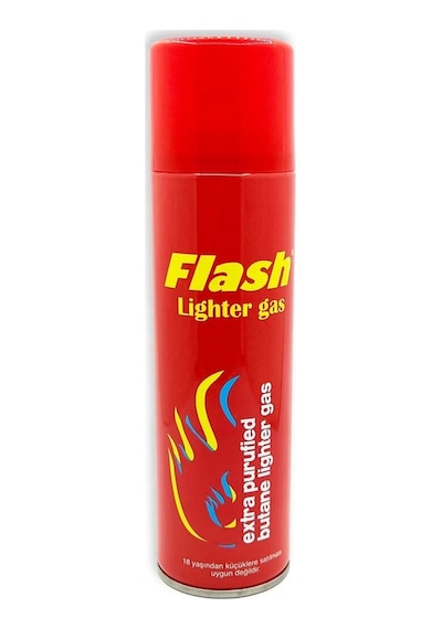 Flash Çakmak Gazı Tüpü 270 Ml. Karışık Renkli